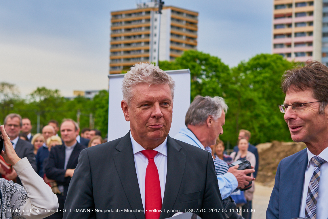 11. Mai 2017 - Grundsteinlegung für die LOGE und dem Kulturquadrat in Neuperlach